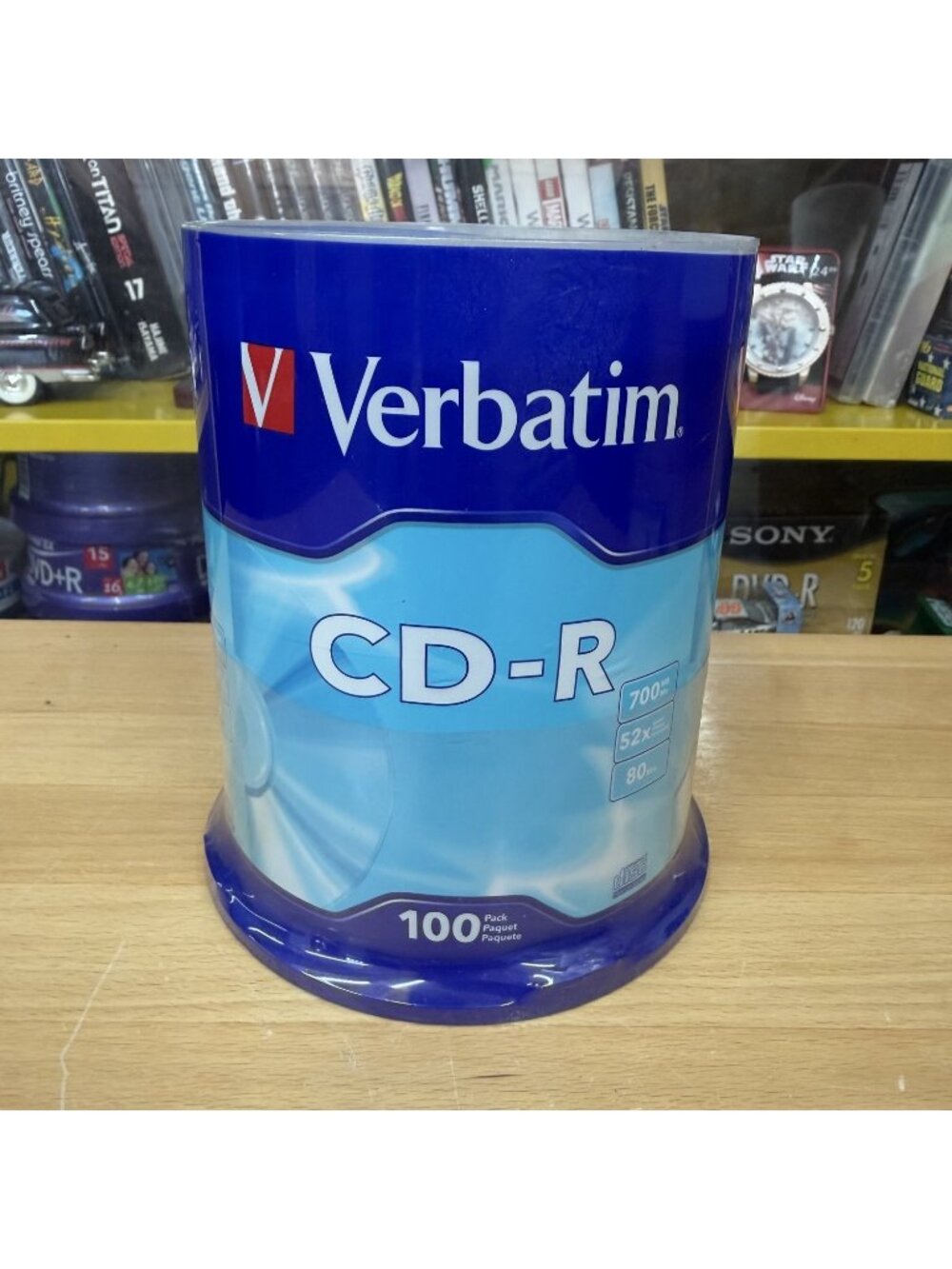 Verbatim CD-R Disc 94554 700MB 52x - Pack of 100 - New & Sealed Compact Disc